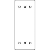 Legrand - Wiremold RFB119-SB RFB9 and RFB11 Series Blank Device Plate